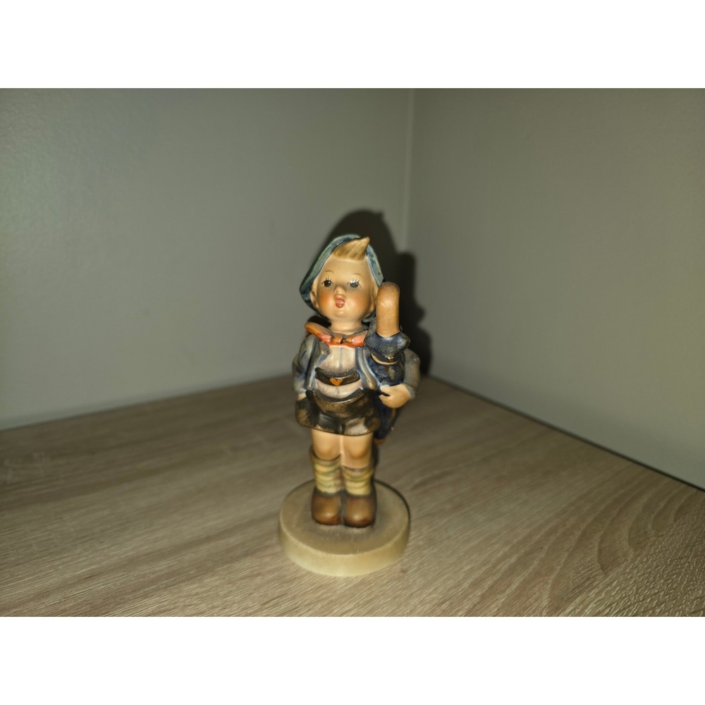 Goebel Hummel Home From Market Figurine 198/0 TMK-6 West Germany Boy with Pig